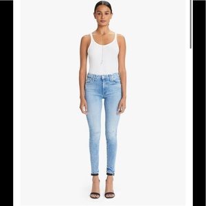MOTHER HIgh waisted looker skinny jean